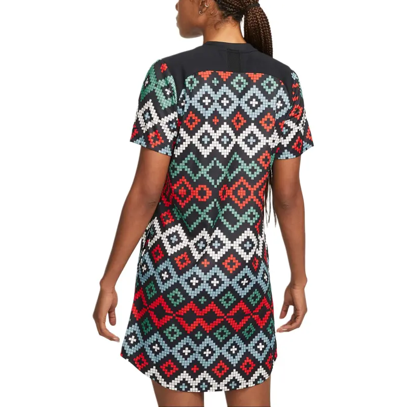 Nike Club AméricaDri-Fit Short-Sleeved Dresses Women's Black-1
