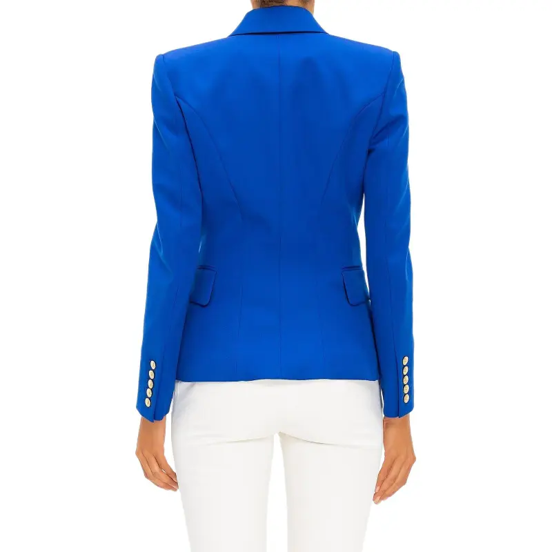 BALMAIN Jackets Women's Blue-3