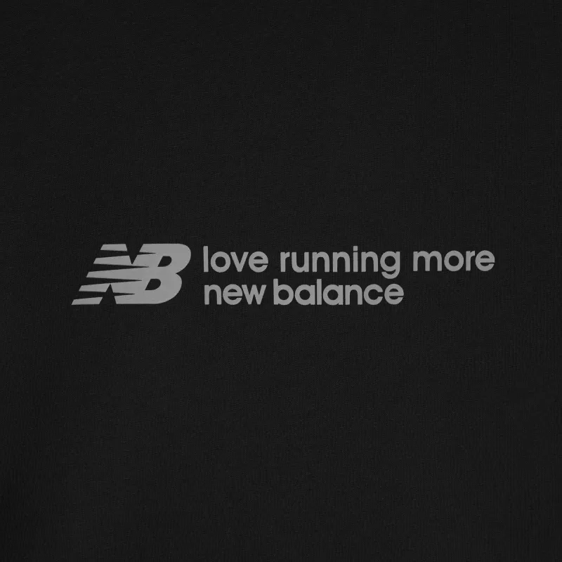 New Balance Set in Sleeve T Shirt Women's Black-4