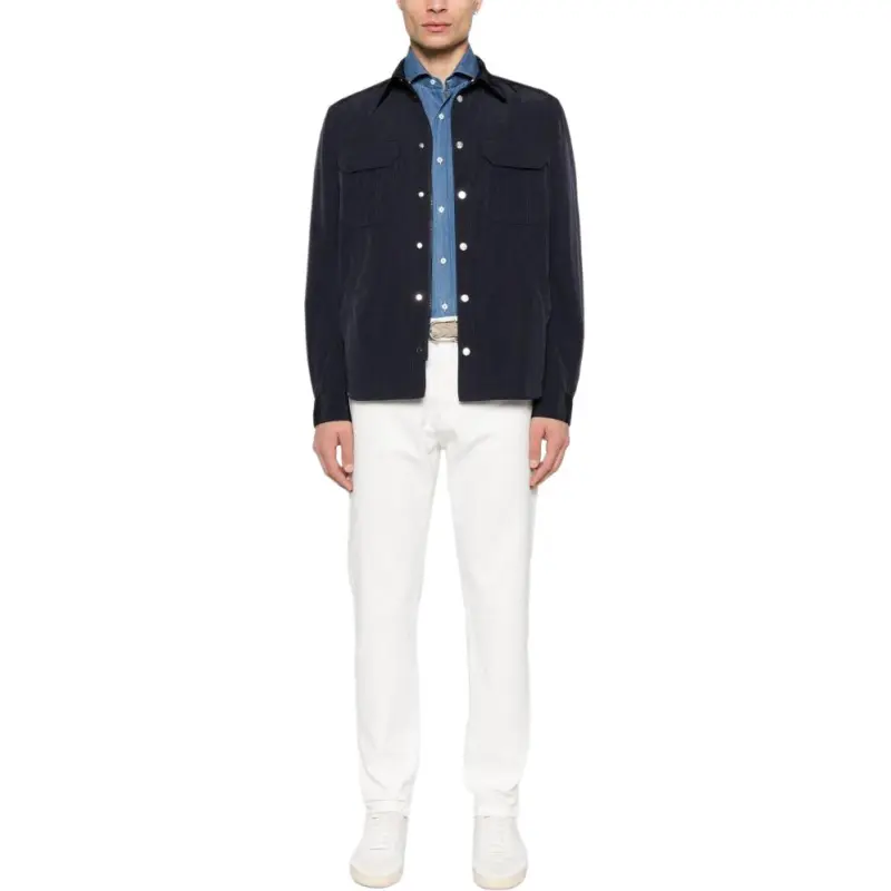 Brunello Cucinelli Garment Dyed Iconic Fit Five Pocket Trousers-1