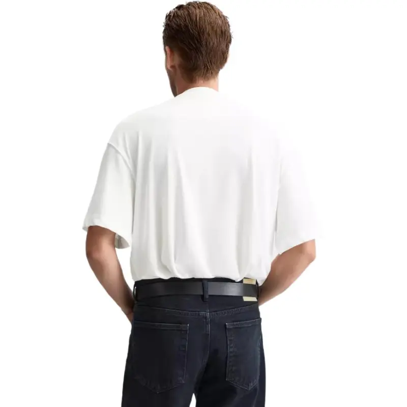 ZARA T Shirt Men's Frosted White-3