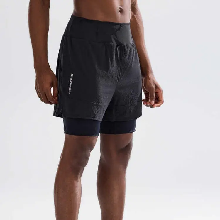 SALOMON Sports Shorts Men's Pitch Black-3