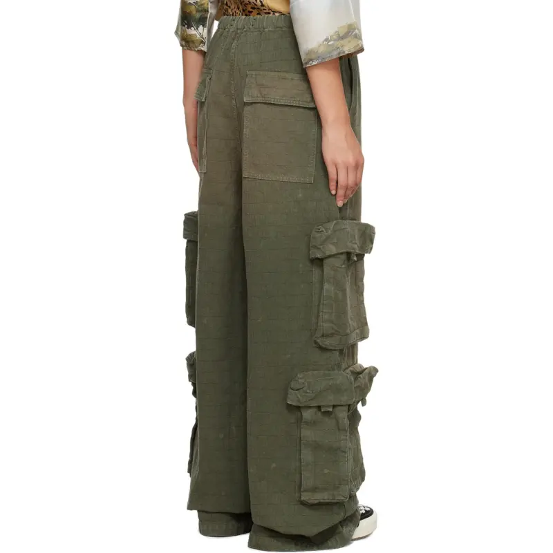 AMIRI Casual Pants Women's Army Green-1