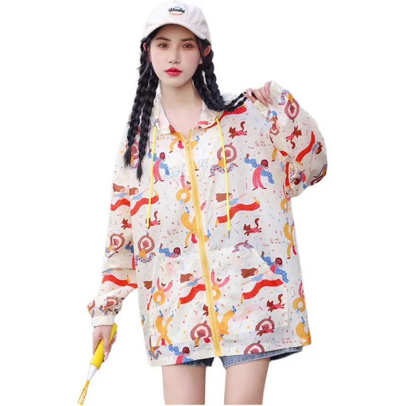 Mu Xiao Xin Cropped Coat Women's Multicolor-2