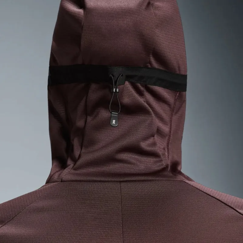 On Climate Zip Hoodie Jackets Coats Women's Mulberry Purple-4