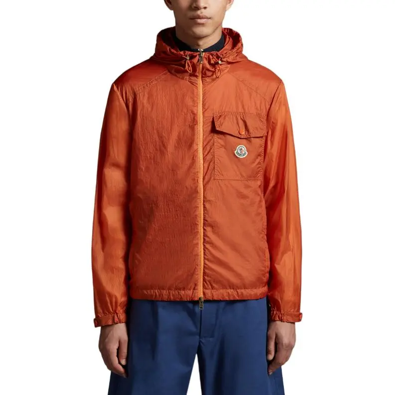 Moncler Logo Patch Zip Up Jacket-2