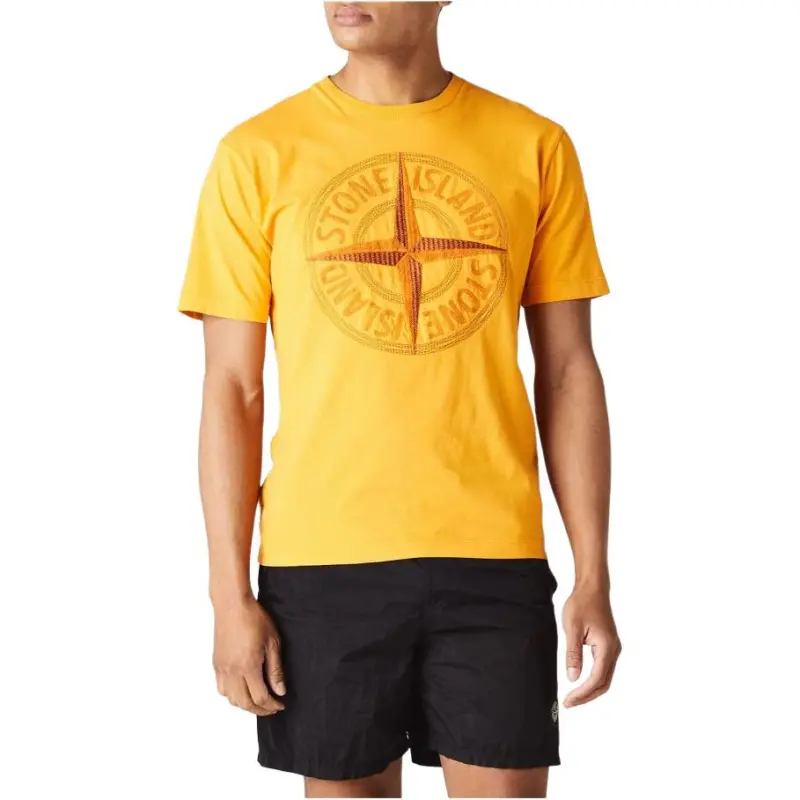 STONE ISLAND SS23 T Shirt Men's Orange-3