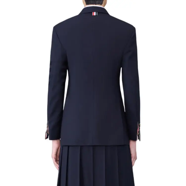 THOM BROWNE 4 Bar Single Breasted Blazer-4