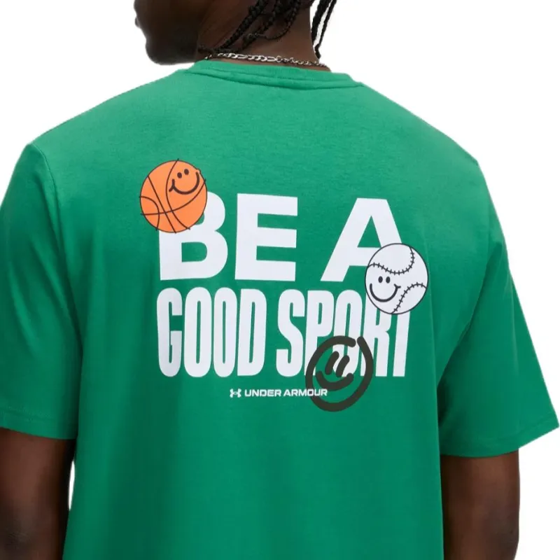 Under Armour T Shirt Men's Green-3