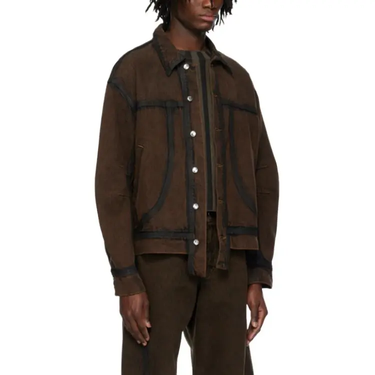 ECKHAUS LATTA Outline El Redux Denim Jacket-2