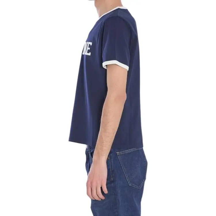 CELINE T Shirt Men's Marine Blue-4
