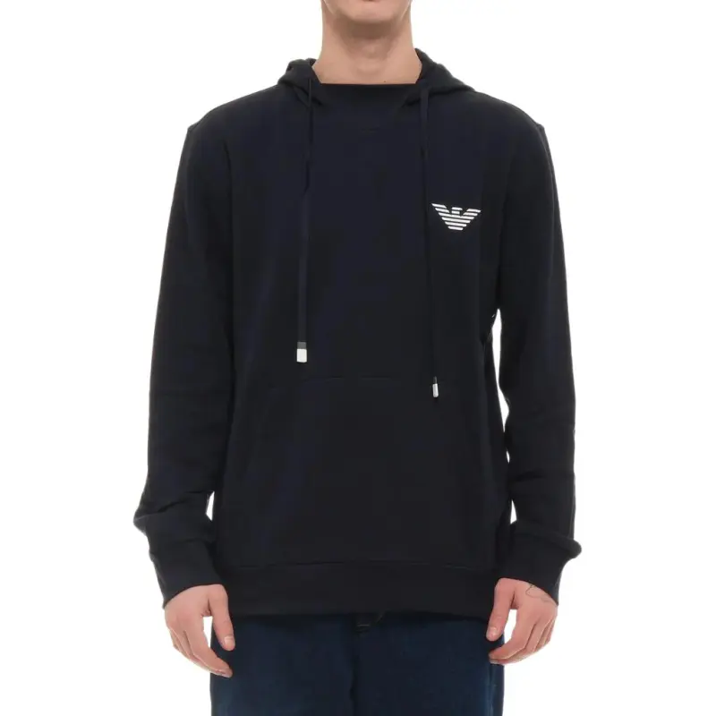 EMPORIO ARMANI Logo embroidered Hoodie-3