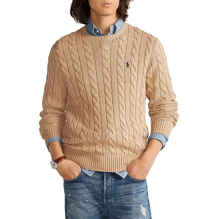 Polo Ralph Lauren FW24 Knitwear Unisex Khaki-2