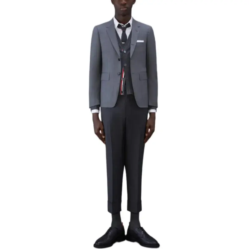 THOM BROWNE Super 120s Twill Trousers-3