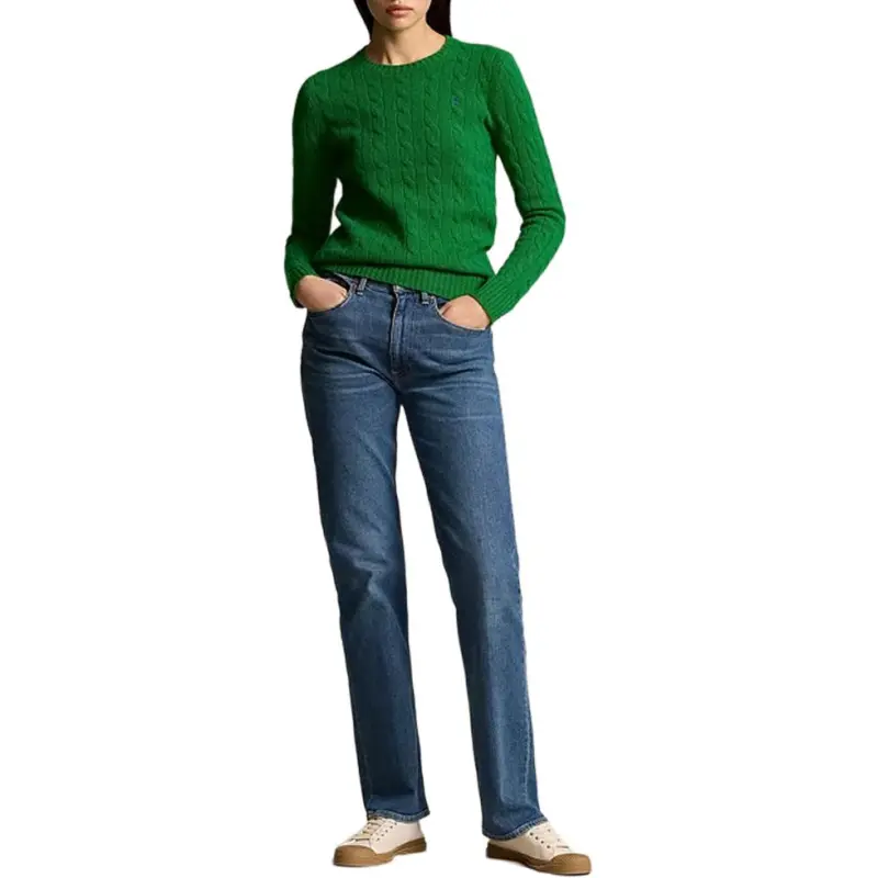 Polo Ralph Lauren Pony Embroidered Cable Knit Jumper-3
