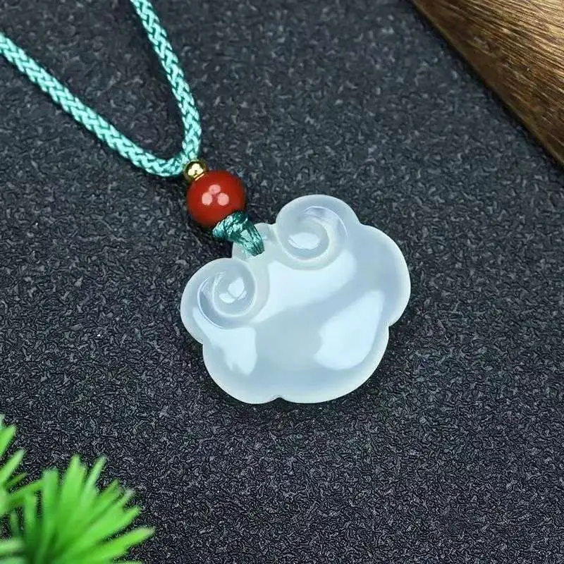 JUNWEN Chalcedony Necklaces Unisex-6