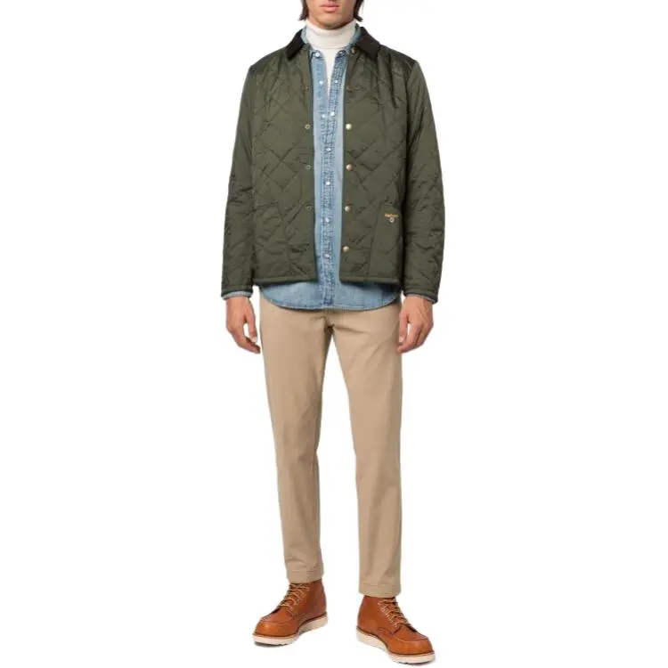 BARBOUR SS23 Puffer Jacket Men's Army Green-2