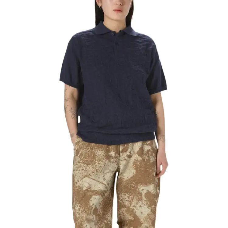 Thisisneverthat Polo Shirt Unisex Marine Blue-4