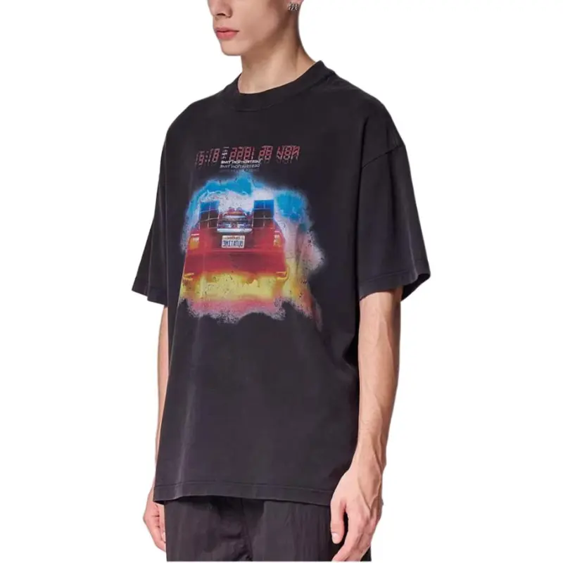 VESSEL x HUIDAOWEILAI,LIANMINGKUAN T Shirt Unisex Black-6