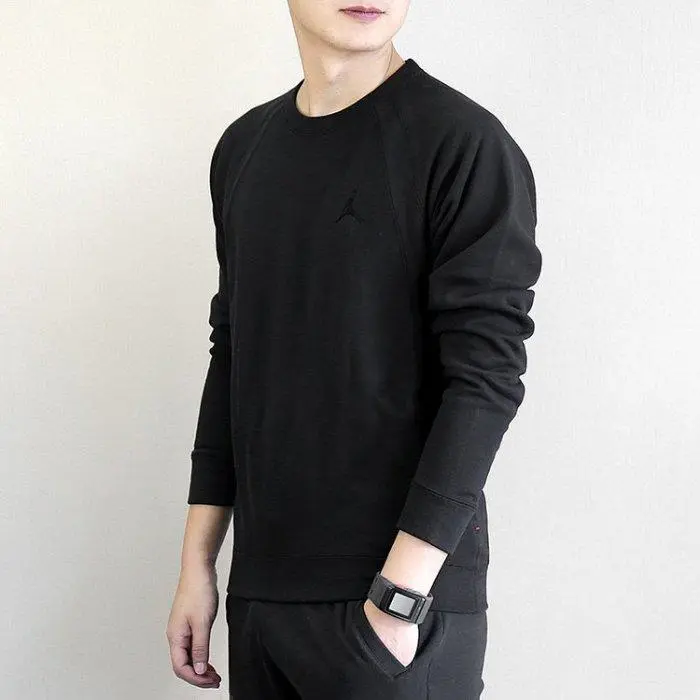 Jordan Sweatshirts Men Black-4