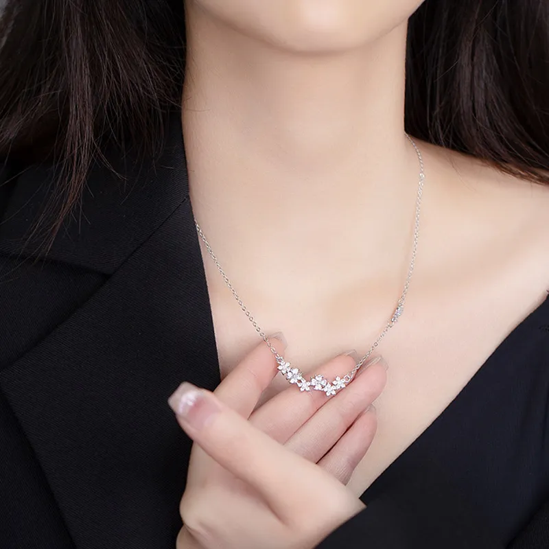 Silver Trim Alloy Necklaces Women's-32