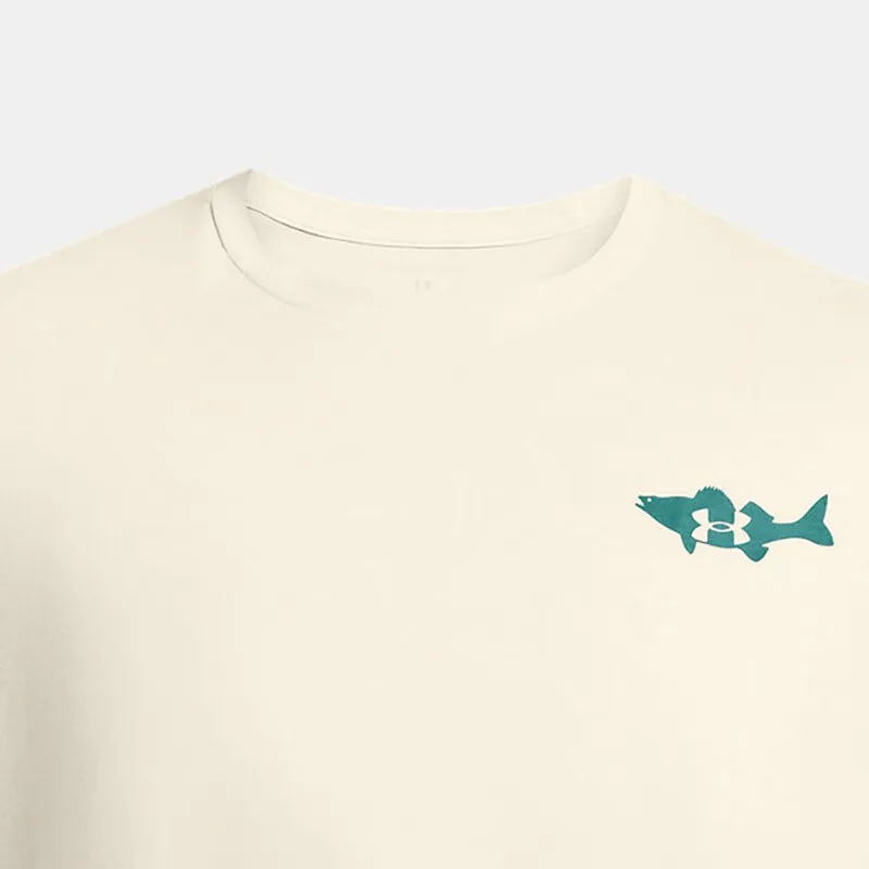 Under Armour UA Walley T Shirt Men's Ecru-3