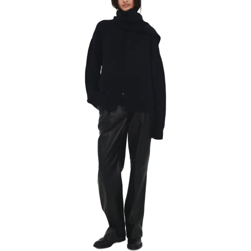 The. Garment FW24 Sweater Women's Midnight Blue-4