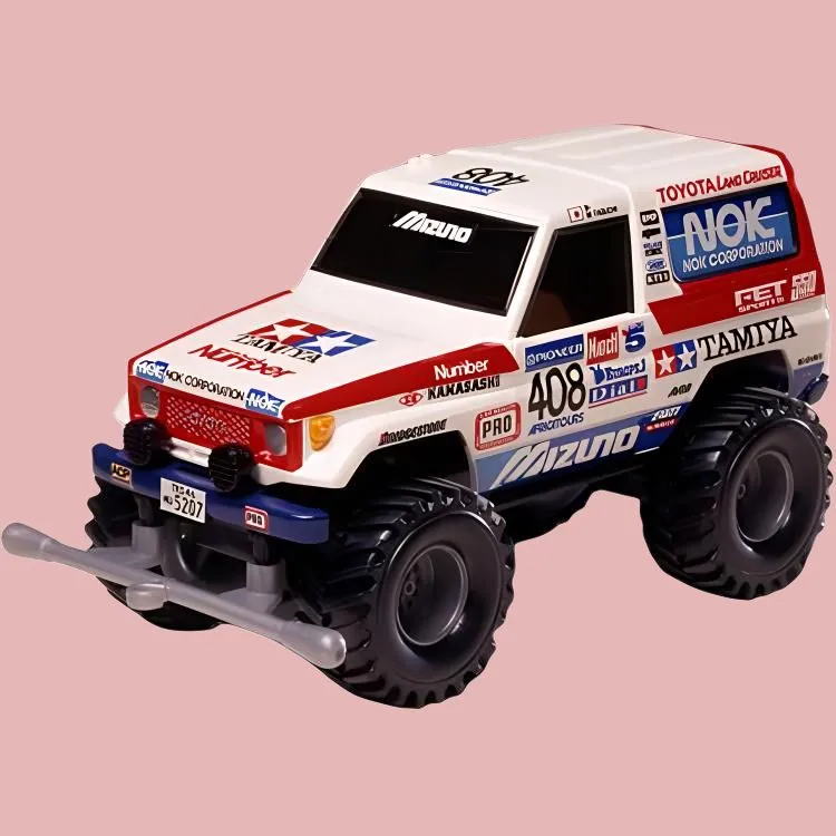 Tamiya Jeep Land Cruiser Rally Race Assembled Models-4