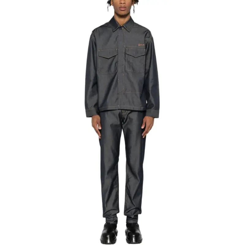 Givenchy Embroidered Denim Shirt-2