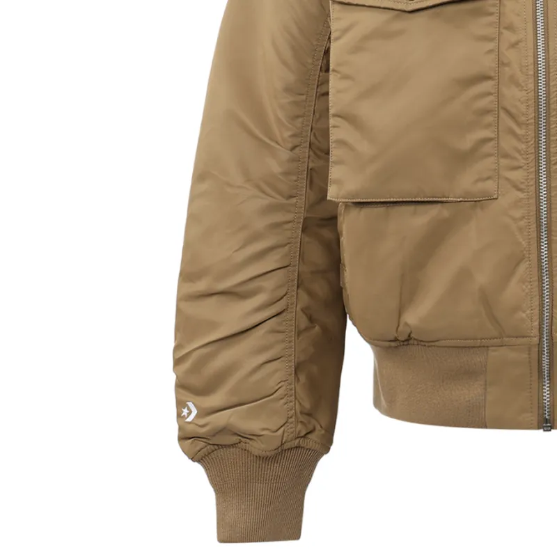 Converse Puffer Jacket Unisex Khaki-2