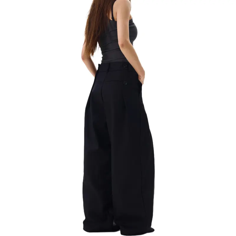VINMUK Suit Trouser Unisex Black-6