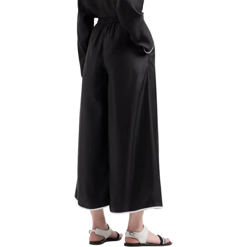 GIORGIO ARMANI Wide leg Silk Trousers-2