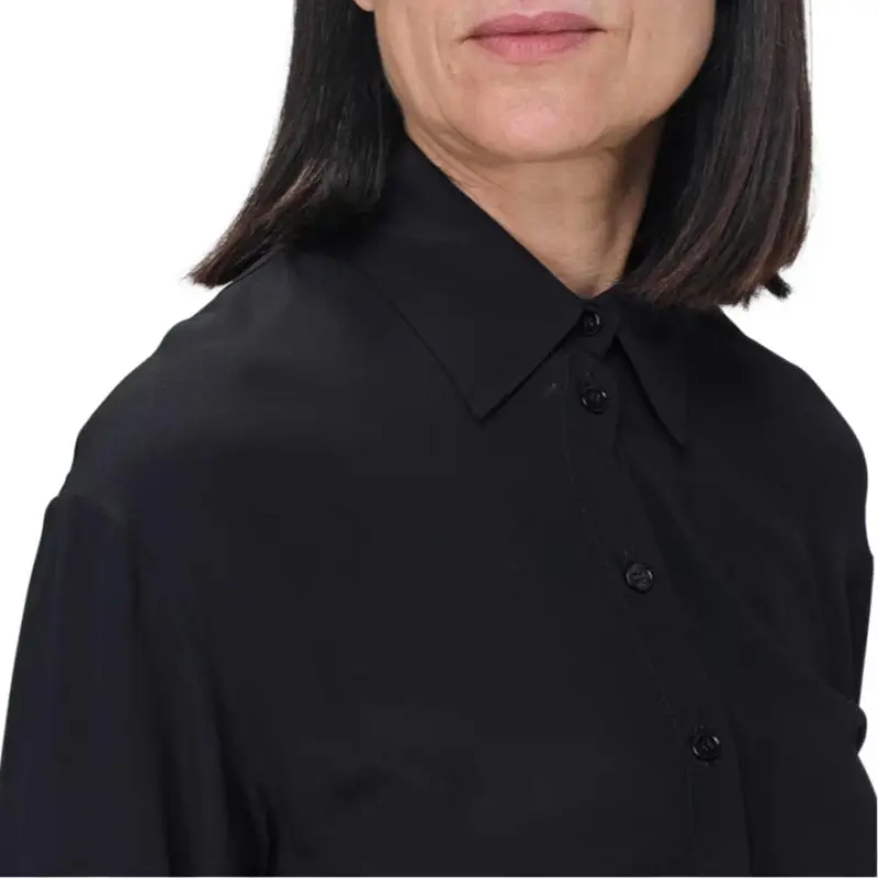 Patrizia Pepe Long Sleeved Dress Women's Black-2