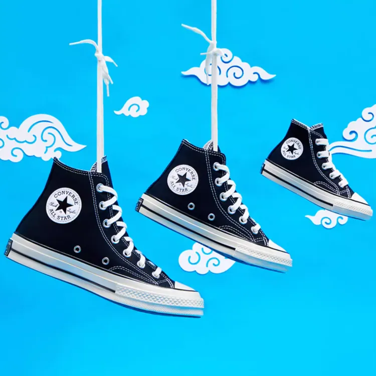 Converse 1970s Anti Slip Wear Resistant High Top Toddler Shoes Black Infant And Toddler-6