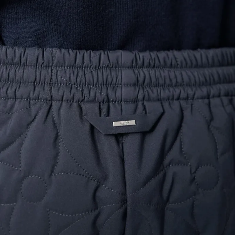 LOUIS VUITTON New Quarterly Products Of LV Knitted Sports Pants Men's Dark Blue-5