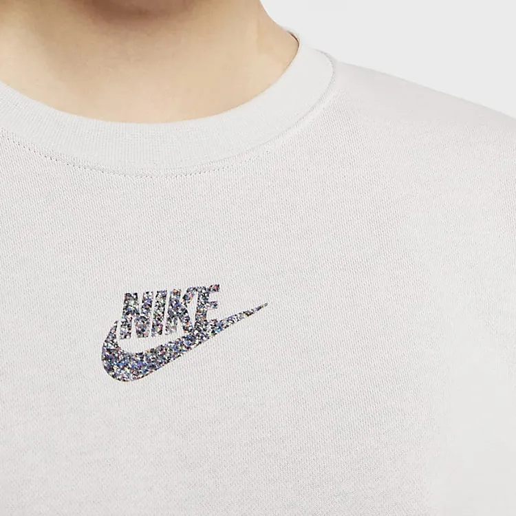 Nike Sweatshirt Women's Light Silver Gray-2