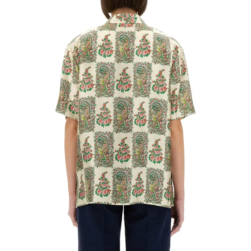 ETRO Floral Printed Short Sleeved Shirt-1