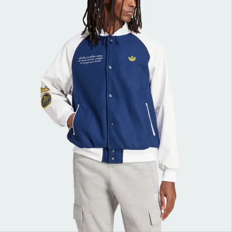 Adidas Originals VRCT Jacket Jackets Coats Men's Dark Indigo-2