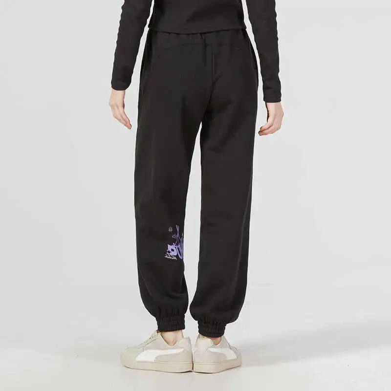 PUMA Knitted Sweatpants Women's Black-3