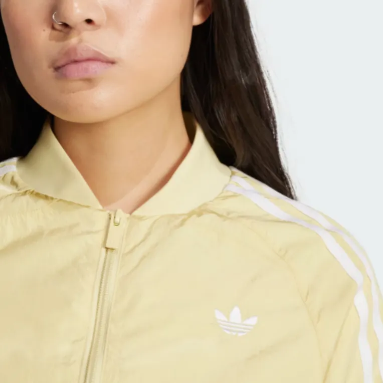 Adidas Originals Jackets & Coats Women's Pink Yellow-4