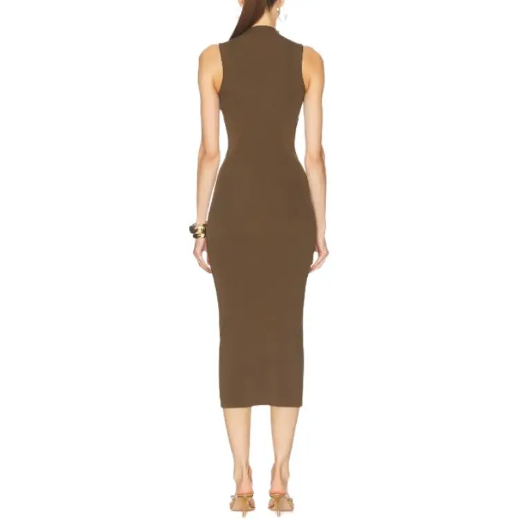CULT GAIA Sleeveless Dress Women's Brown-1