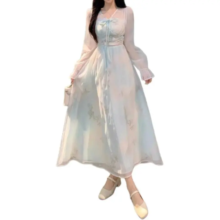 Dior Beauty Long Sleeved Dress Women's-4