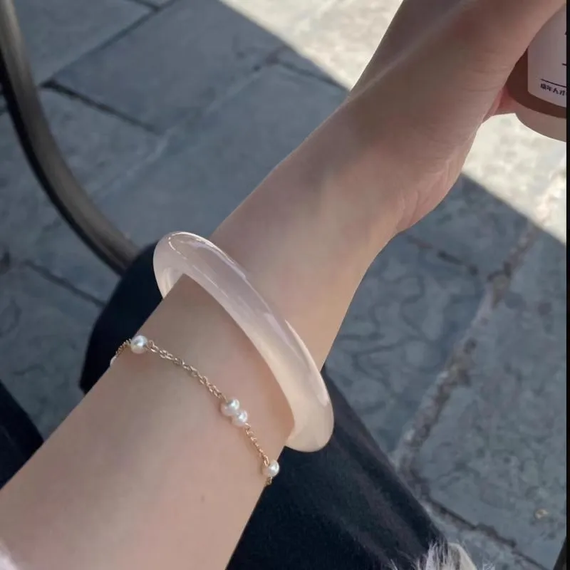 JUNWEN Chalcedony Bangles Women's-5