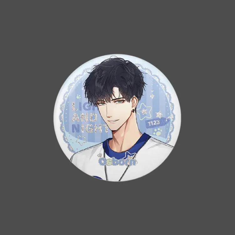 The Love Of Light And Night x Line Puppies Xiao Yi Collaboration Badge Badges-1