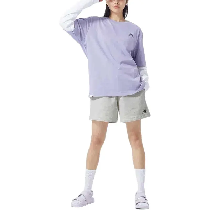 New Balance T Shirt Unisex Purple-2