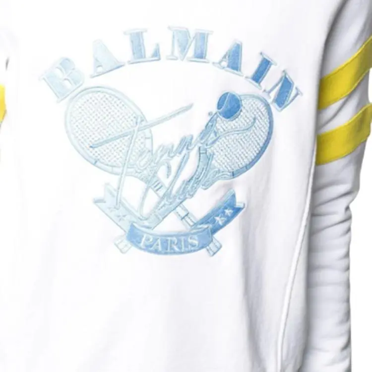 BALMAIN Sweatshirts Men White-5