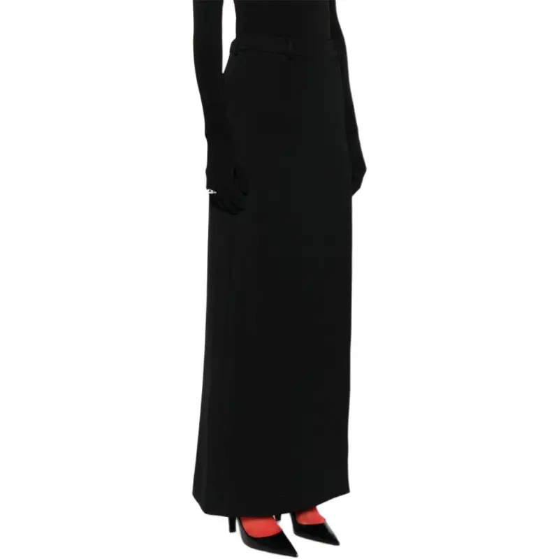 Balenciaga Side Slit Tailored Maxi Skirt-5