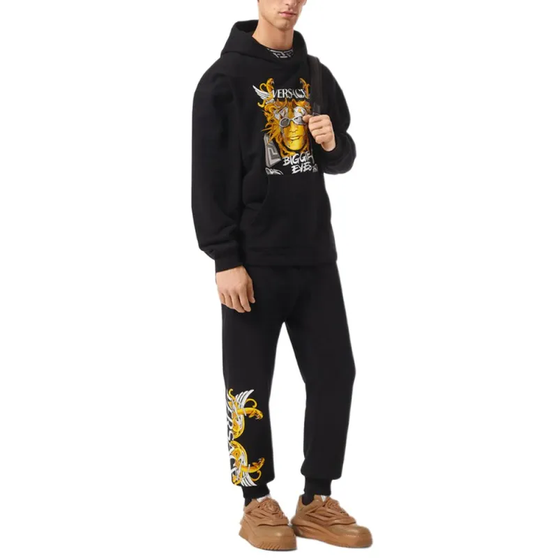 VERSACE SS23 Casual Pants Men's Black-2