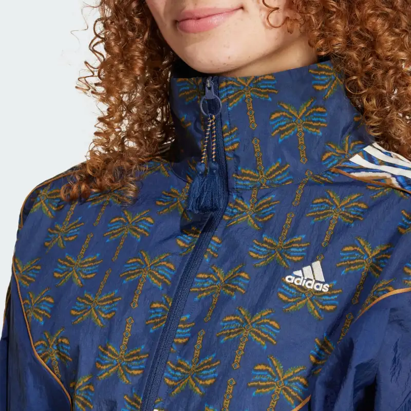 Adidas x FARM RIO Jumpsuit Women's Midnight Indigo/Crystal Sand/Bronze-4