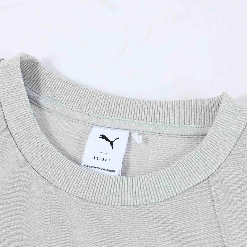 PUMA BEYOND THE SPEED LONGSLEEVE JERSEY T Shirt Unisex Gray-2